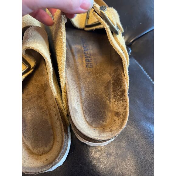 Birkenstock -Arizona suede leather sandals - women’s 39 Us 8 - Picture 6 of 10